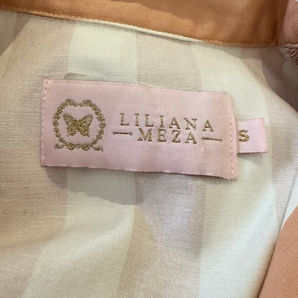 NWT Liliana Meza striped belted shirtdress midi - Picture 4 of 7